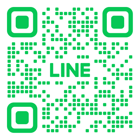 สแกน QR code เพื่อเพิ่มเพื่อนทาง LINE
